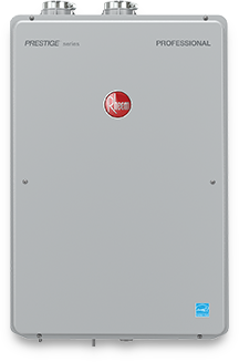 Rheem water tank- Johnson's Heating/Cooling/Plumbing - electric whole home tankless water heater