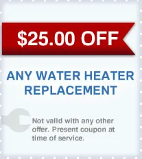 HVAC Specials Near Me - $25 Off Any Water Heater Replacement