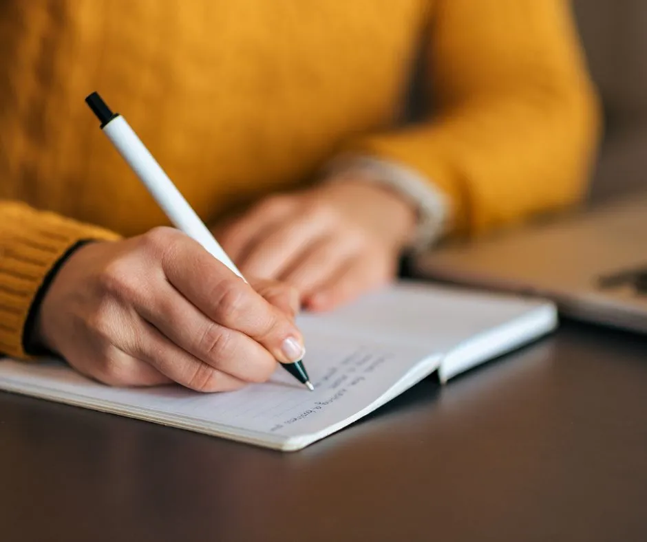 write down questions